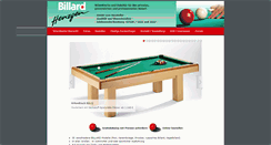 Desktop Screenshot of billard-henzgen.de